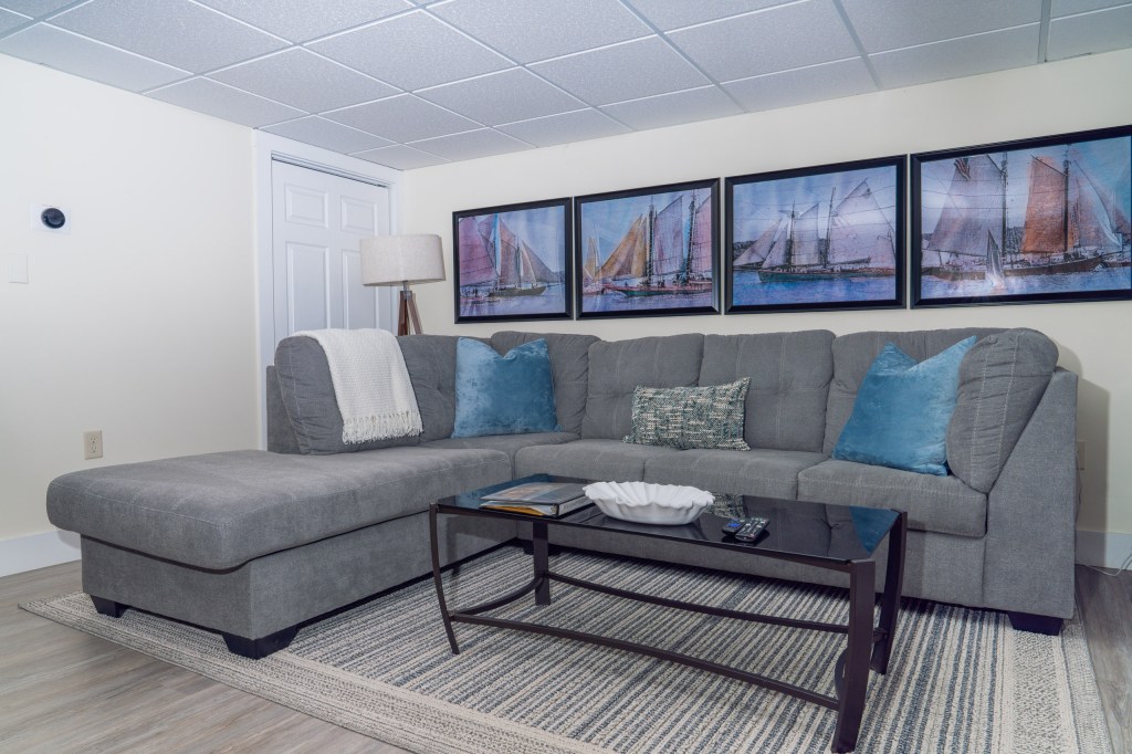 Interior photograph of the Freedom Trail rental apartment in Portland, Maine