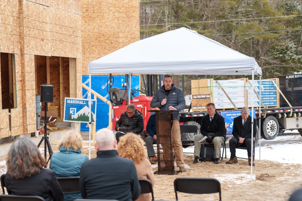 Documentary photograph from the Scittery Woods groundbreaking